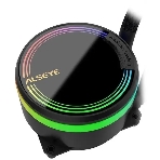 Система жидкостного охлаждения Alseye M360B черный, 120 мм, алюминий/медь, 1800 об/мин, 42.3 дБ, 4 pin, фото4