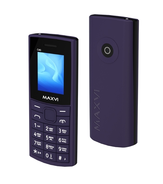 Мобильный телефон Maxvi C40 фиолетовый