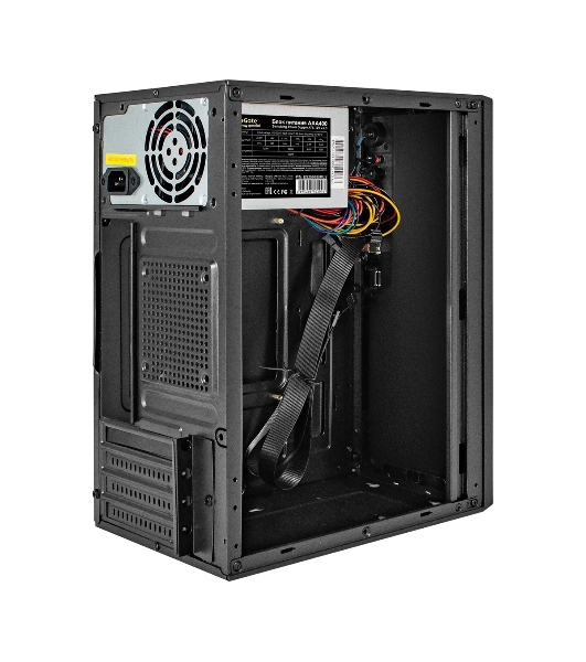 Компьютерный корпус Minitower ExeGate BAA-308UC-AAA400 (mATX, БП AAA400 с вент. 8см, 1хUSB/1хUSB 3.0/1хTypeC, HD Audio, черный)
