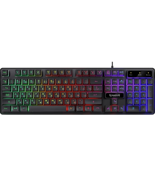 Комплект клавиатура+мышь Redragon S137 проводной, USB, чёрный