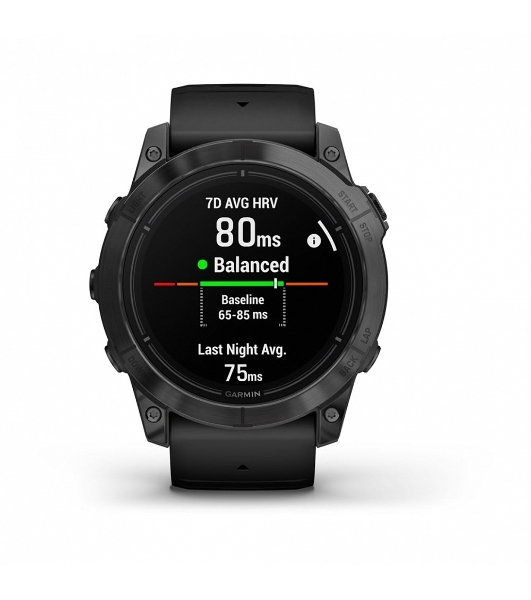 Умные часы Garmin Epix Pro Gen 2 Standard Edition, 1.4' AMOLED, ANT+, Bluetooth, GPS, NFC, Wi-Fi, 10 ATM, серый / черный