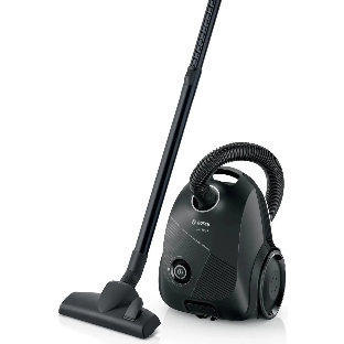 Пылесос Bosch BGBS2BA1P черный, 600 Вт, уборка сухая, пылесборник мешок 3.5 л