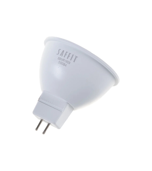 Лампа светодиодная SAFFIT SBMR1609 (55084) 9Вт 230В GU5.3 теплый