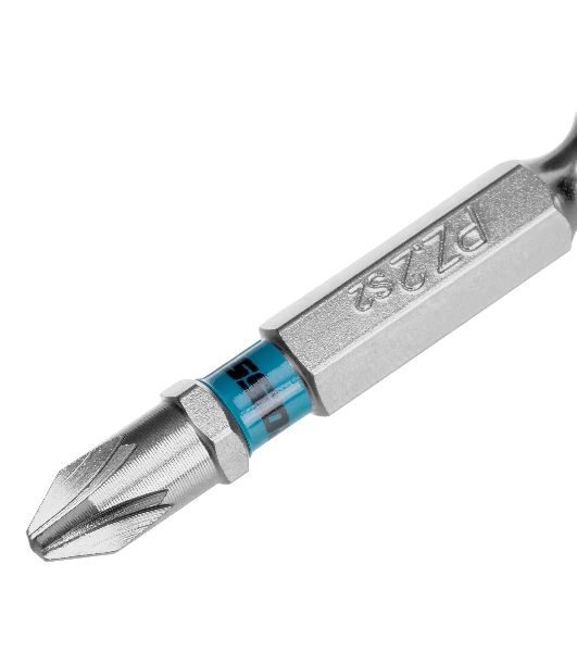 Бита Gross PZ2х50 мм, сталь S2, шестигр., отрывн., 10 шт.