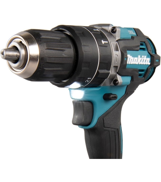 Дрель-шуруповерт Makita HP002GD201, 40 В, 2,5 Ач, 64 Нм, бесщеточный, ударный