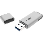 Флешка USB Netac U185 (NT03U185N-004G-20WH), 4Gb, USB 2.0, R/W 25/10, белый/серый, фото3