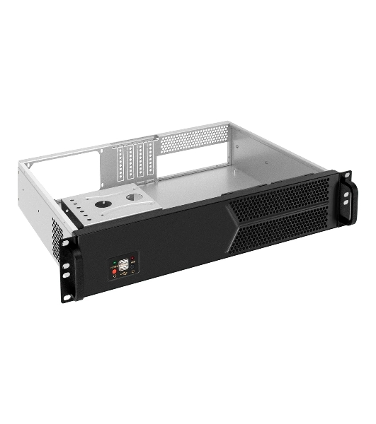 Серверный корпус ExeGate Pro 2U330-03 RM 19', высота 2U, глубина 330, БП 1200PPH-SE, 2*USB