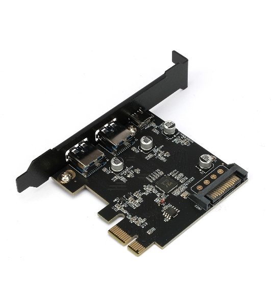 Контроллер USB 3.1 Gembird SPCR-03 в разъем PCI-e, 2xUSB-A + 1xType-C