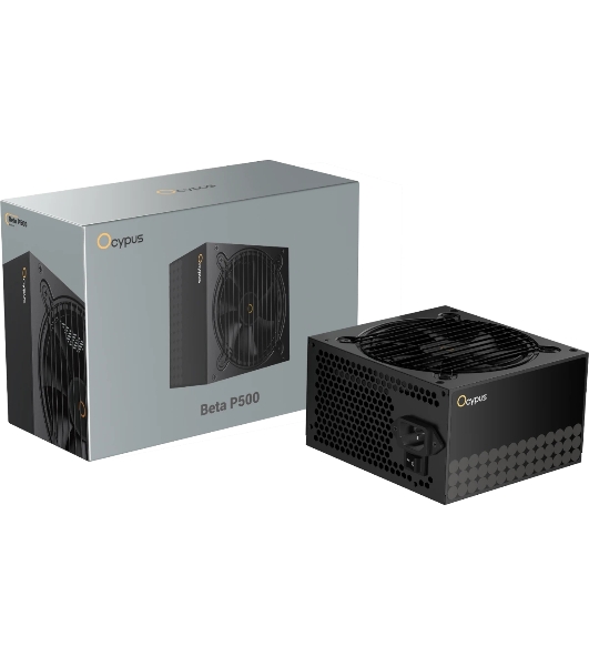 Блок питания Ocypus Beta P500 BK (Beta-P500-N1HDBK024X-EU), 500Вт, 120мм, черный