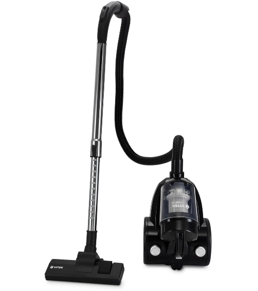 Пылесос Vitek VT-1841 черный, 200/1500 Вт, уборка сухая, пылесборник контейнер 1.5 л
