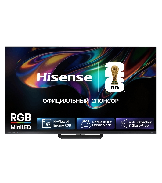 Телевизор Hisense 55' RGB MiniLED 4K UHD 55UR8S