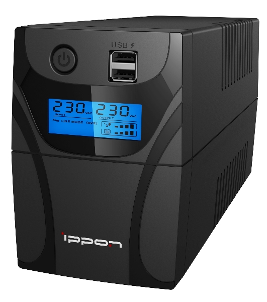 Источник бесперебойного питания Ippon Back Power Pro II 800 480Вт 800ВА черный