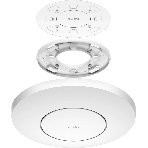 Точка доступа AX3000 Dual Band Ceiling Mount Wi-Fi 6 Access Point, Chipset MT7981, 802.11ax/ac/a/b/g/n, 2402Mbps at 5GHz + 574Mbps at 2.4GHz, 1 x 2.5G RJ45 Port, MU-MIMO, Support 12V DC or 802.3at PoE or Passive PoE, Internal Antennas, 48V passive PoE adapter included, Cudy Mesh Support, фото3