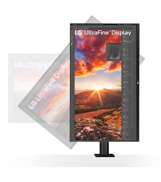 Монитор LG 31.5' 32UN880K-B черный IPS LED 5ms 16:9 HDMI M/M матовая HAS Piv 1000:1 350cd 178гр/178гр 3840x2160 60Hz DP 4K USB 10.3кг