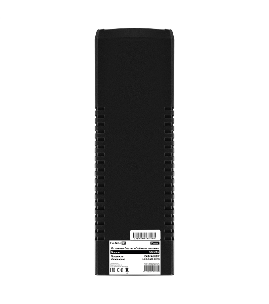 Источник бесперебойного питания ExeGate Power NB-1000.LED.AVR.4C13 (1000VA/650W, LED, AVR, 4*C13, батарея 12V 9Ah, черный)