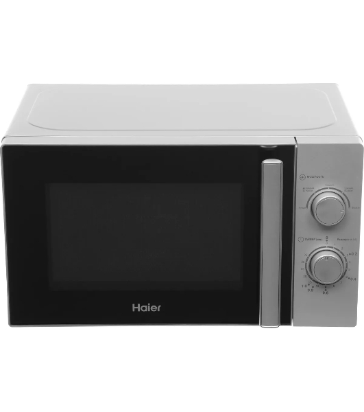 Микроволновая печь Haier HMB-MM207SA серебристый, 20 л, 700 Вт, переключатели - поворотный механизм