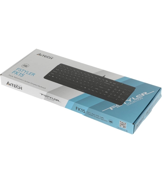 Клавиатура проводная A4Tech Fstyler FK15, USB, черный