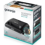 Гриль электрический Gorenje SM701GCB 700Вт черный, фото2