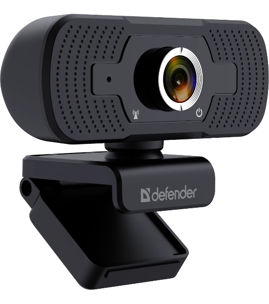 Веб-камера Defender G-lens 2591 2560x1440, 30 кадр/с, USB, микрофон, крепление на мониторе