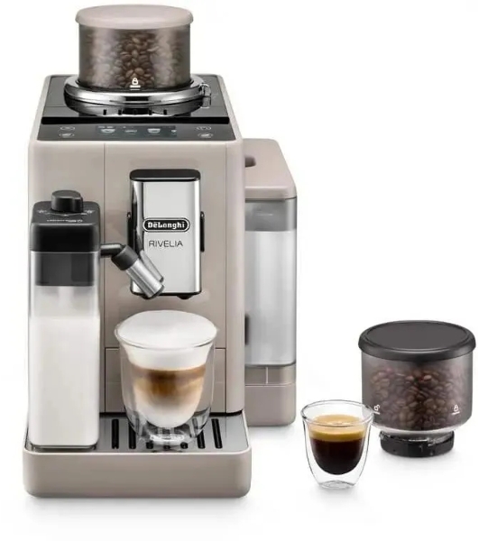 Кофемашина автоматическая DeLonghi EXAM440.55.BG бежевый, исп. кофе - зерновой/молотый, 1.4 л, 1450 Вт, 19 бар