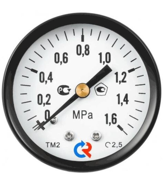 Манометр общетехнический осевой ТМ-310Т.00 0...0,6 МРа 1/4' 150С кл.2.5