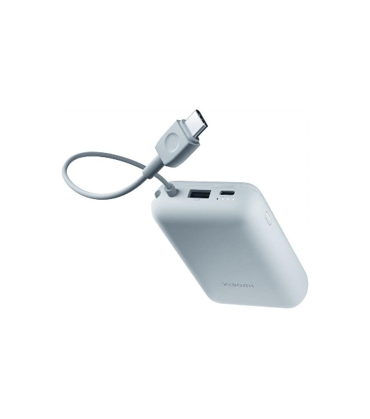 Портативный аккумулятор Xiaomi Power Bank 10000mAh (встроенный кабель) Ледяной синий GL