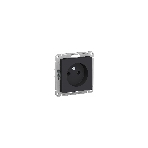 Механизм розетки 1-м СП AtlasDesign без заземл. 16А карбон SchE ATN001041, фото 1