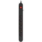 Сетевой фильтр Ippon NF-EU-3-10 3 м, 6 розеток, черный, коробка, фото 1