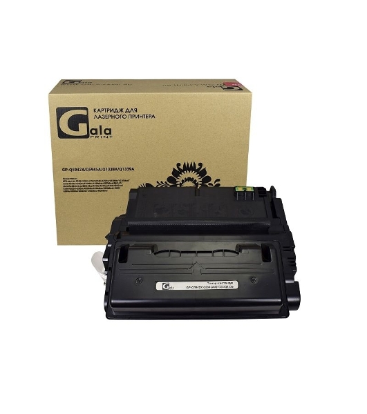 Картридж лазерный GalaPrint GP-Q5942X/Q5945A/Q1338/Q1339 черный (20000 стр) для HP LJ 4240/4240N/4250/4250DTN/4250DTNSL/4250N/4250TN/4345/4350/4350DTN/4350DTNSL/4350N/4350TN