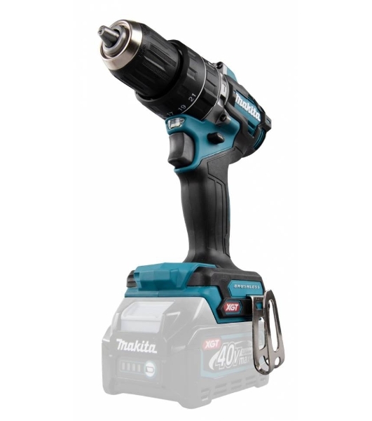 Дрель-шуруповерт Makita HP002GZ, 40 В, 0 Ач, 64 Нм, бесщеточный, ударный