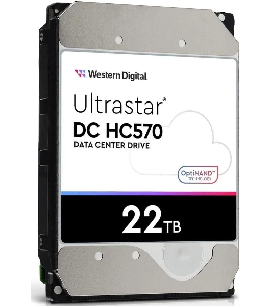 Жесткий диск Western Digital HDD Server Ultrastar DC HC570 WUH722222ALE6L4 22TB 7200rpm SATA-III 512Mb 3.5'