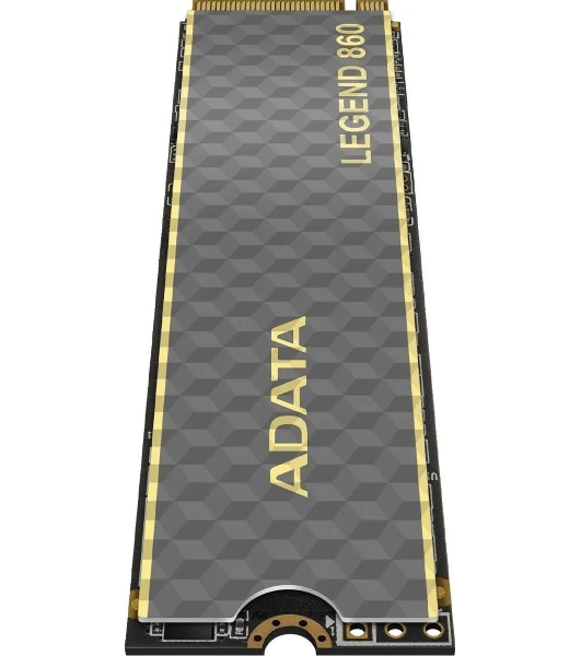 Накопитель SSD ADATA LEGEND 860, 1Tb, PCIe 4.0 x4, 2280, NVMe, R/W 6000/4000, с радиатором
