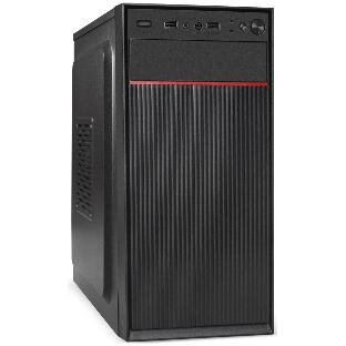 Компьютерный корпус Minitower ExeGate BAA-113-AA500 (mATX, БП AA500 с вент. 8см, 2*USB, аудио, черный)