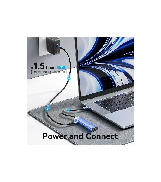 USB-разветвитель Vention TGESB, USB Type-C, USB/HDMI, USB Type-C