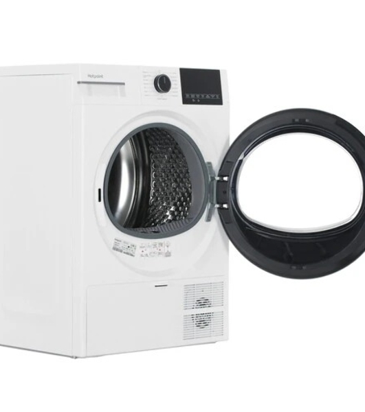 Сушильная машина Hotpoint TDSH 75 W белый, 7 кг, сушка - тепловой насос, программ - 15, 59.7 x 84.6 x 54.3 см