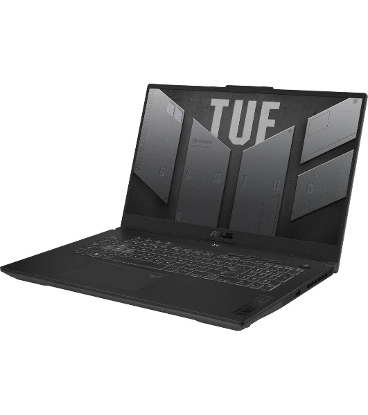 Ноутбук ASUS TUF Gaming FA707NUQ-HX010/17.3'/IPS/AMD Ryzen 7 170/16Gb/512Gb SSD/NVIDIA GeForce RTX 4050 6Gb/noOS/черный/2.6kg