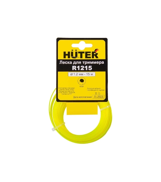 Леска для садовых триммеров Huter R1215 d=1.2мм L=15м для Huter GET-400S/600S (71/1/8)