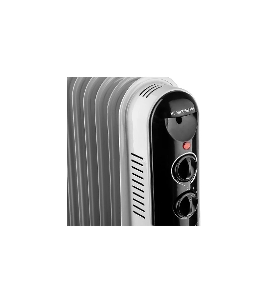 Обогреватель масляный Neoclima NC 9307 белый/черный, 1500 Вт, 15 м2, термостат 28742