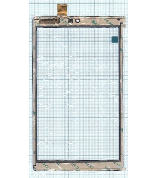 Сенсорное стекло (тачскрин) RP-275A-8.0-FPC-A2, черное