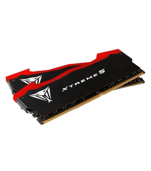 Оперативная память Patriot Viper Xtreme 5, DDR5, 48GB (2x24GB), 8200MHz, CL38, DIMM, с радиаторами, черный
