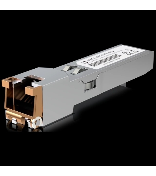 Трансивер Ubiquiti UACC-CM-RJ45-MG, SFP+ to RJ45 transceiver module that supports 10G connections up to 100 m