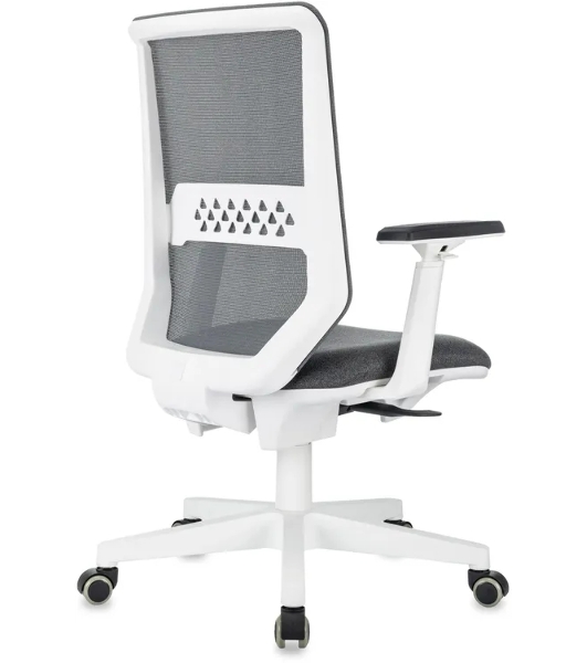 Кресло эргономичное Бюрократ MC-W611N серый TW SQU GR сетка/ткань крестов. пластик пластик белый