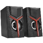 Акустическая система 2.0 Qumo TRON AS007, 10 ВТ, объемное звучание, RGb подсветка, USB/Jack 3,5мм, фото3