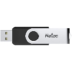 Флешка USB Netac U505 (NT03U505N-004G-20BK), 4Gb, USB 2.0, R/W 70/30, черный/серебристый, фото3
