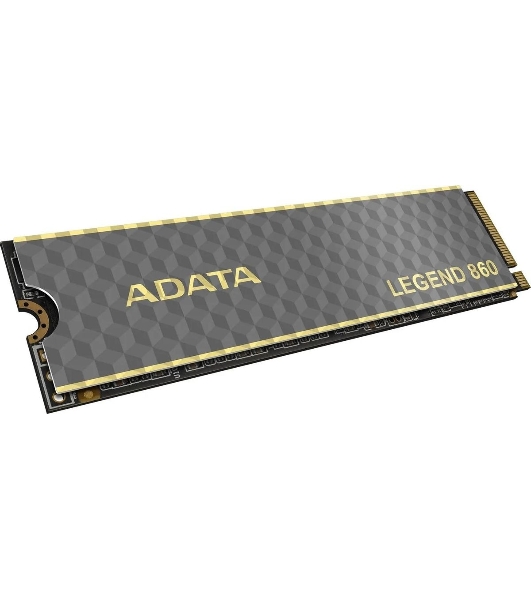 Накопитель SSD ADATA LEGEND 860, 1Tb, PCIe 4.0 x4, 2280, NVMe, R/W 6000/4000, с радиатором