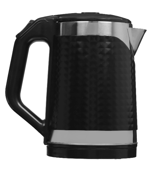 Чайник электрический Kelli KL-1372B 1.8 л, нержавейка+пластик, черный (12)