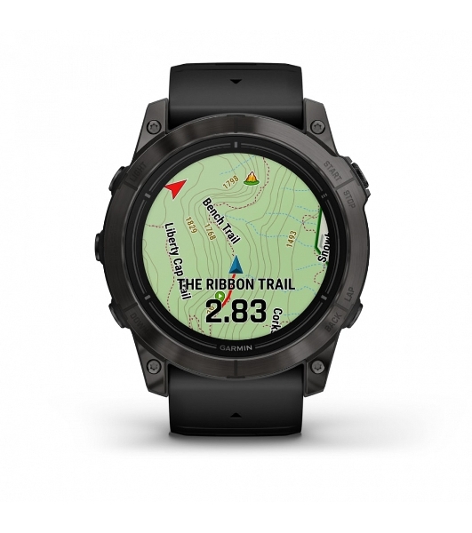 Умные часы Garmin Epix Pro Gen 2 Standard Edition, 1.4' AMOLED, ANT+, Bluetooth, GPS, NFC, Wi-Fi, 10 ATM, серый / черный
