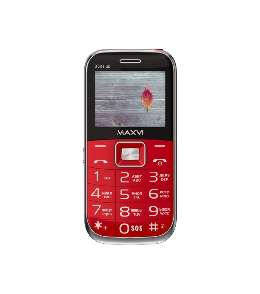 Мобильный телефон Maxvi B6ds up красный