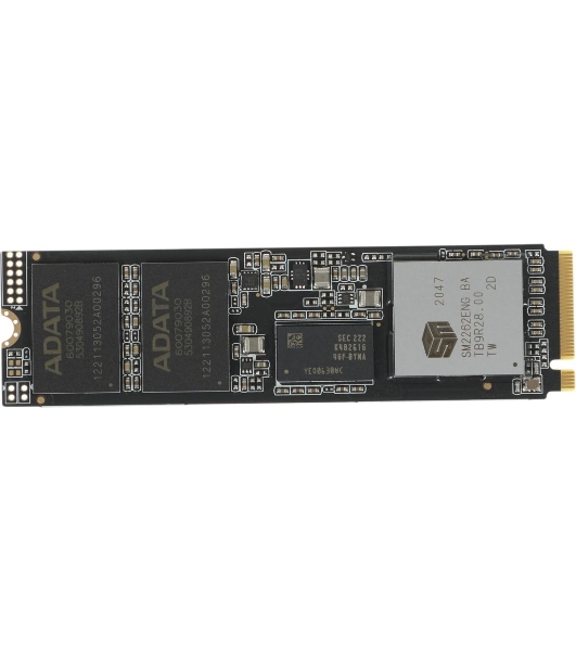 Накопитель SSD XPG SX8200 Pro, 512 Gb, PCIe 3.0 x4, M.2 2280, NVMe, R/W 3350/2350, с радиатором