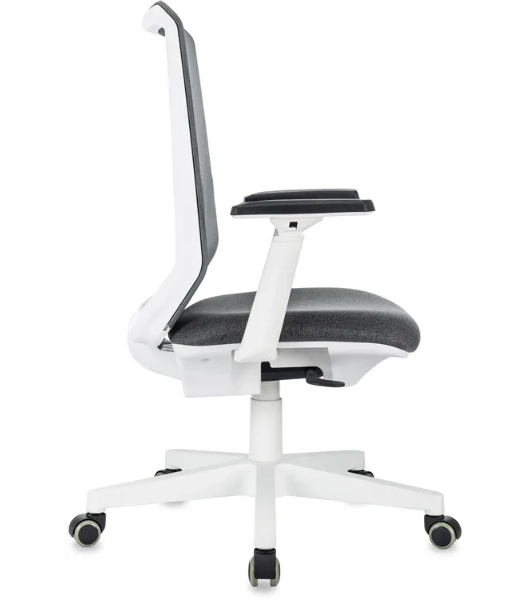 Кресло эргономичное Бюрократ MC-W611N серый TW SQU GR сетка/ткань крестов. пластик пластик белый